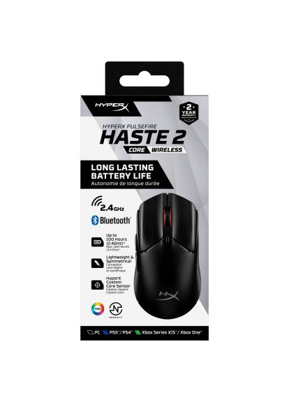 Мишка (8R2E6AA) HyperX Pulsefire Haste 2 Core Wireless Black (366646840)