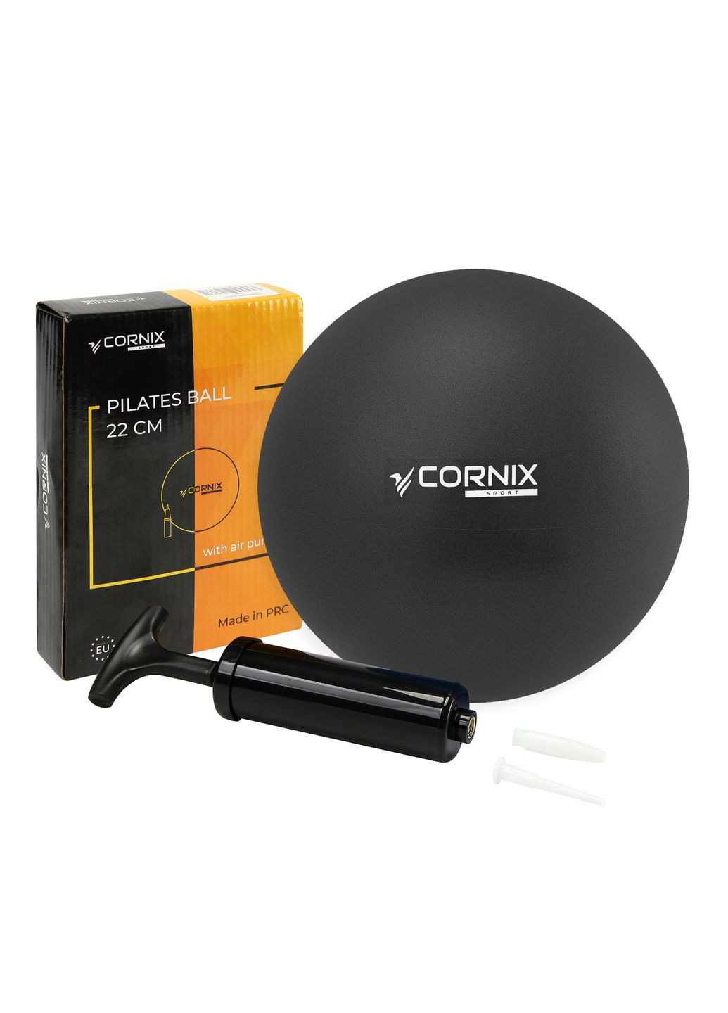 Мяч для пилатеса, йоги, реабилитации MiniGYMball 22 см Black Cornix XR-0371 (345715494)
