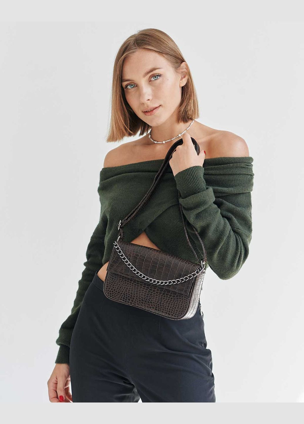 Женская сумка молодежного стиля молочная Мона (znocha-sumka-mona) WeLassie (342199688)