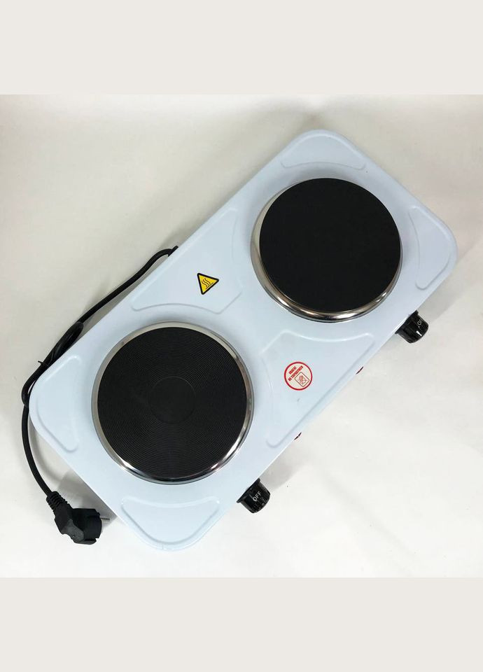 Настольная плита электрическая SB-063, электроплита двойная, двухкомфорочная. Цвет: белый Sea Breeze (365670316)