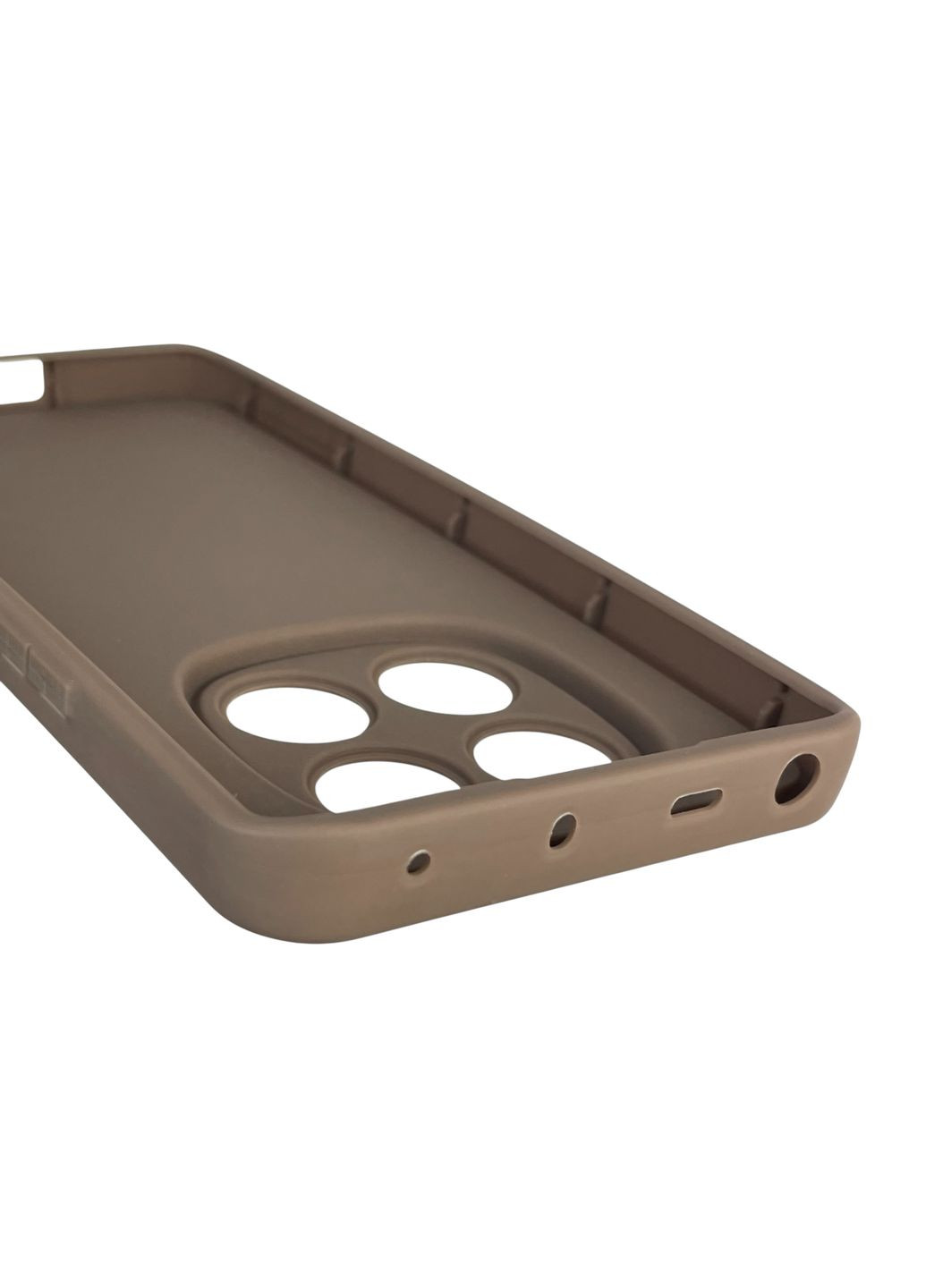 Чехол силиконовый Soft Touch с 3D принтом для Redmi Note 14 Pro 4G коричневый (Полная защита камеры) Xiaomi (370671523)