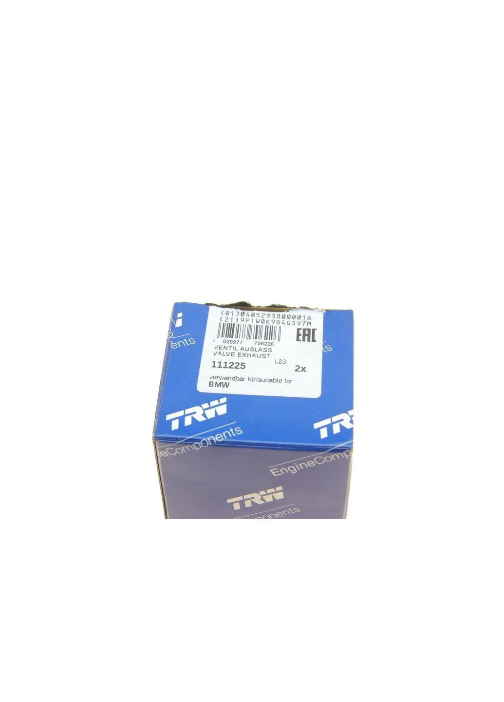 Клапан двигуна Engine Components 111225 TRW (342401718)
