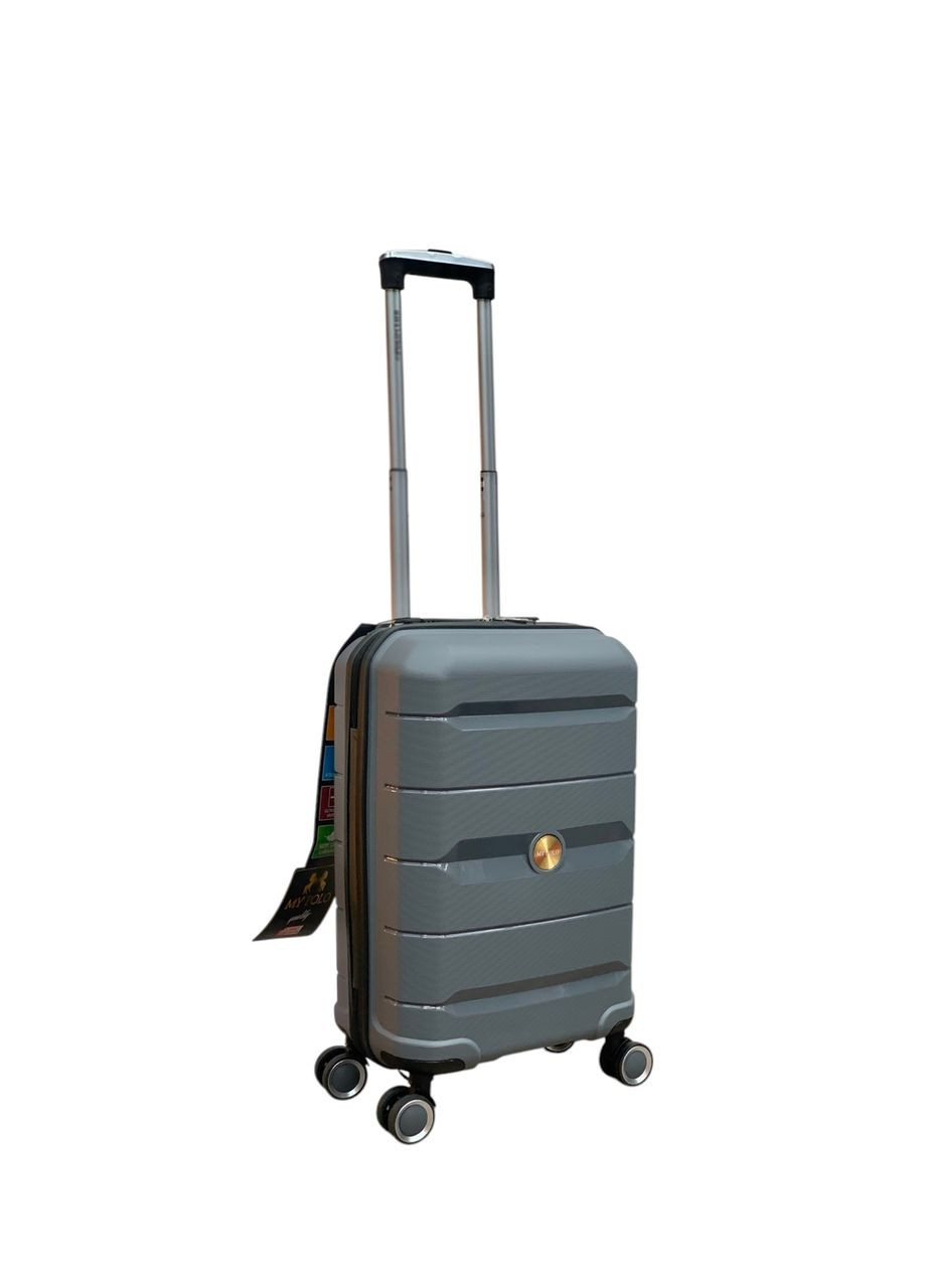 Чемодан Турция Маленький (S) Полипропилен Ручная кладь На 4-х Двойных Колесах 50л PP003-S MY Polo (335032843)