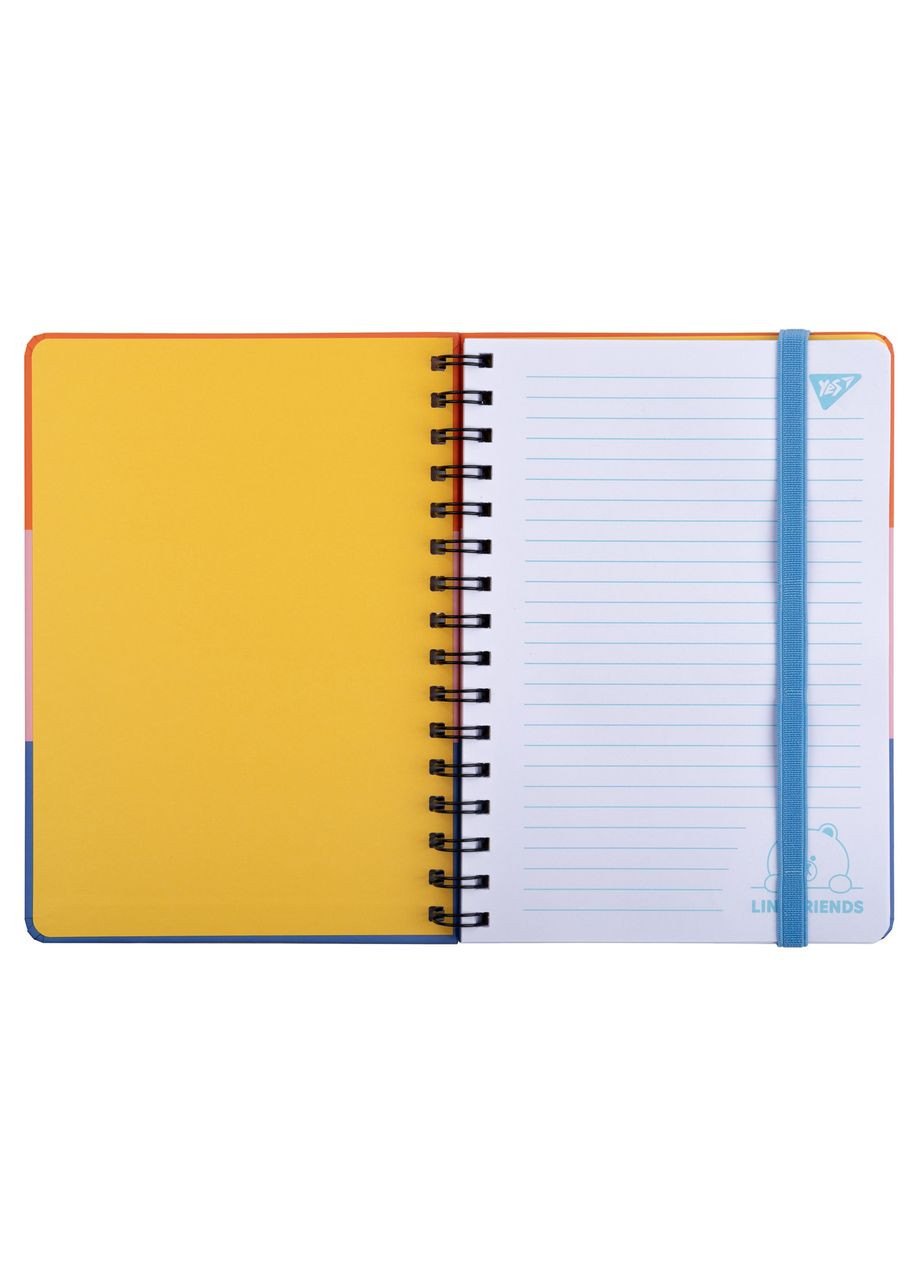 Блокнот пруж. A5 80арк. Line Friends з гумкою 151770/ Yes (331158595)