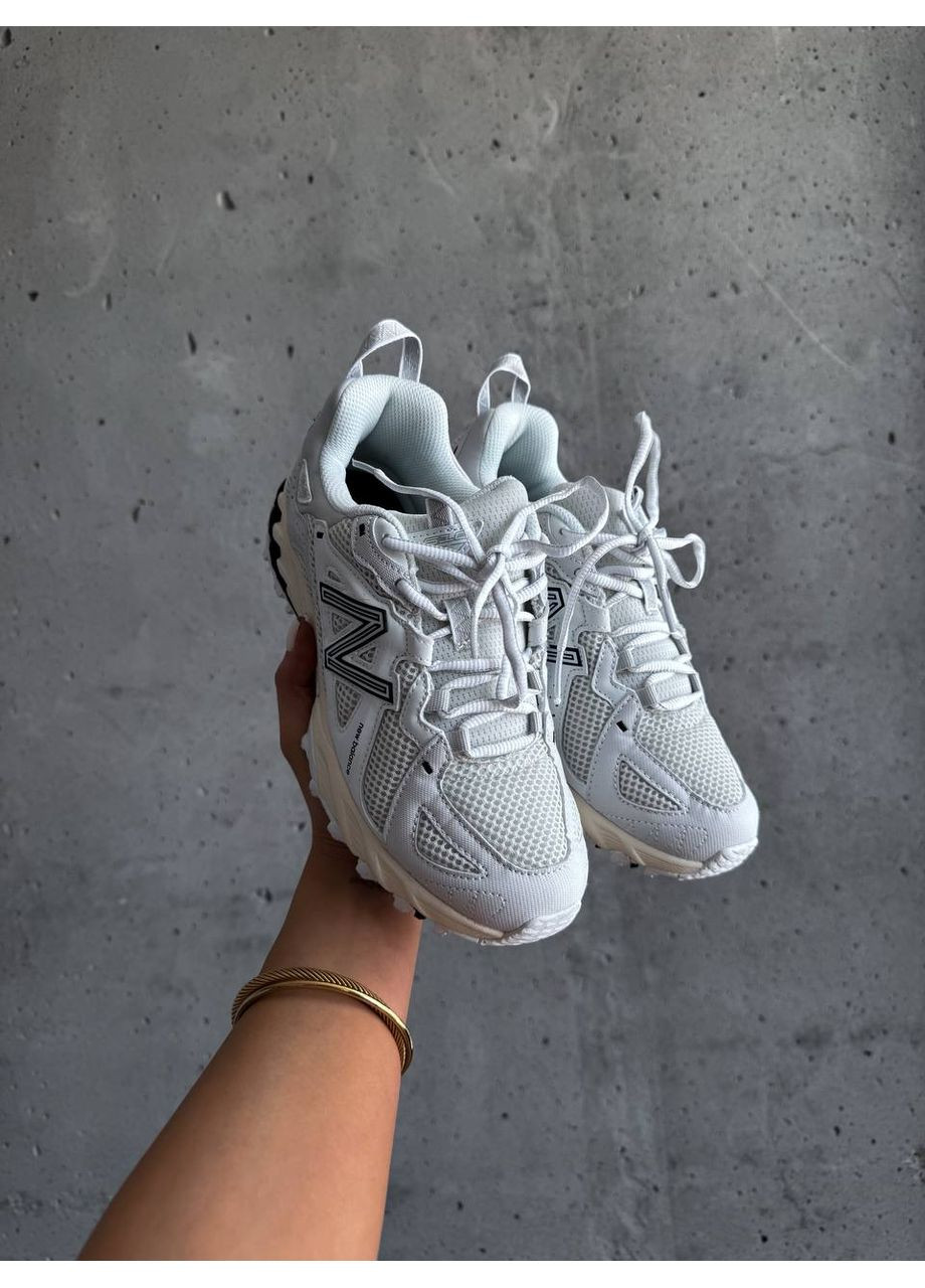 Белые демисезонные кроссовки мужские new balance 610 nimbus cloud white black ml610tba No Brand