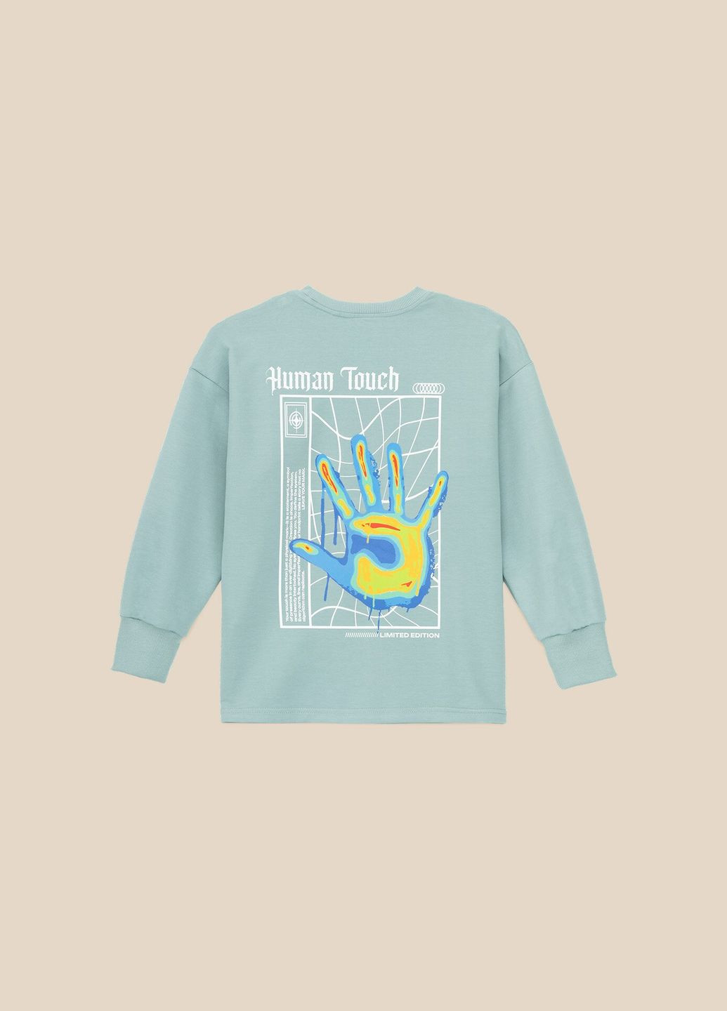 LAWA світшот з принтом для хлопчика p-bb02314 152 см shop (2000991063310) синій повсякденний бавовна, поліестер, еластан