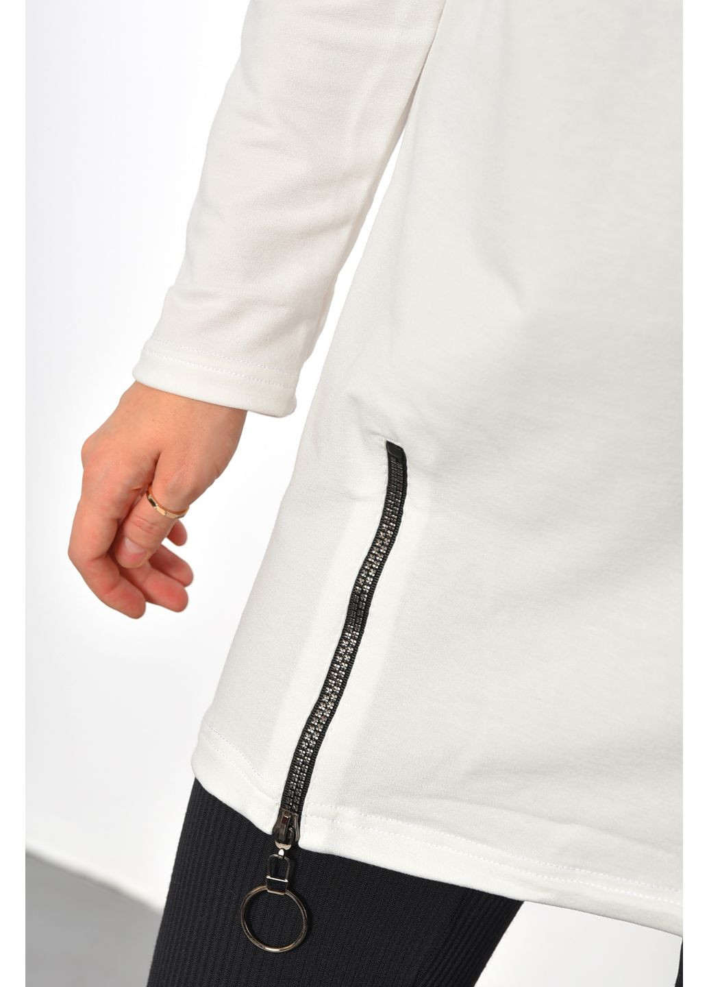 Туніка жіноча білого кольору Let's Shop (351851257)