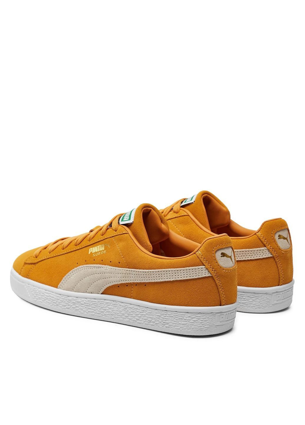 Светло-желтые сникерcы suede classic xxi 374915-97 оранжевый Puma