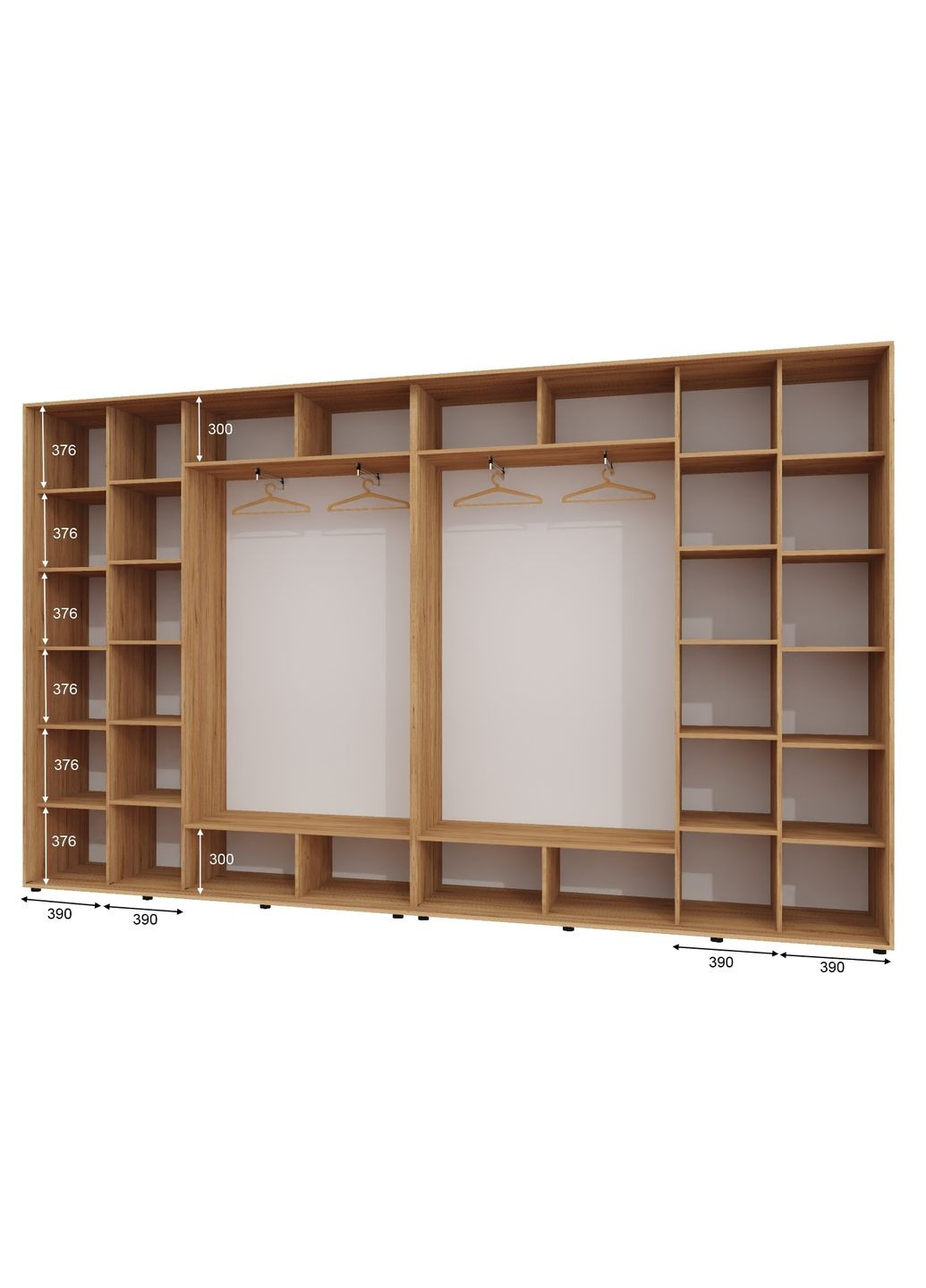 Шафа-купе чотиридверна 420*45*240 Дуб крафт золотий Дзеркало з піскострумним малюнком Алекса (360477218)