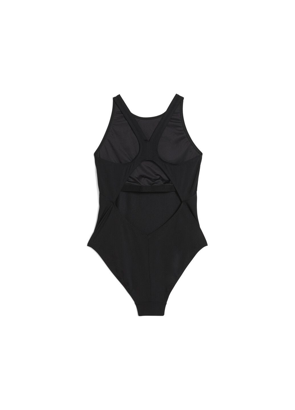 Черный демисезонный купальник racerback swimsuit women Puma