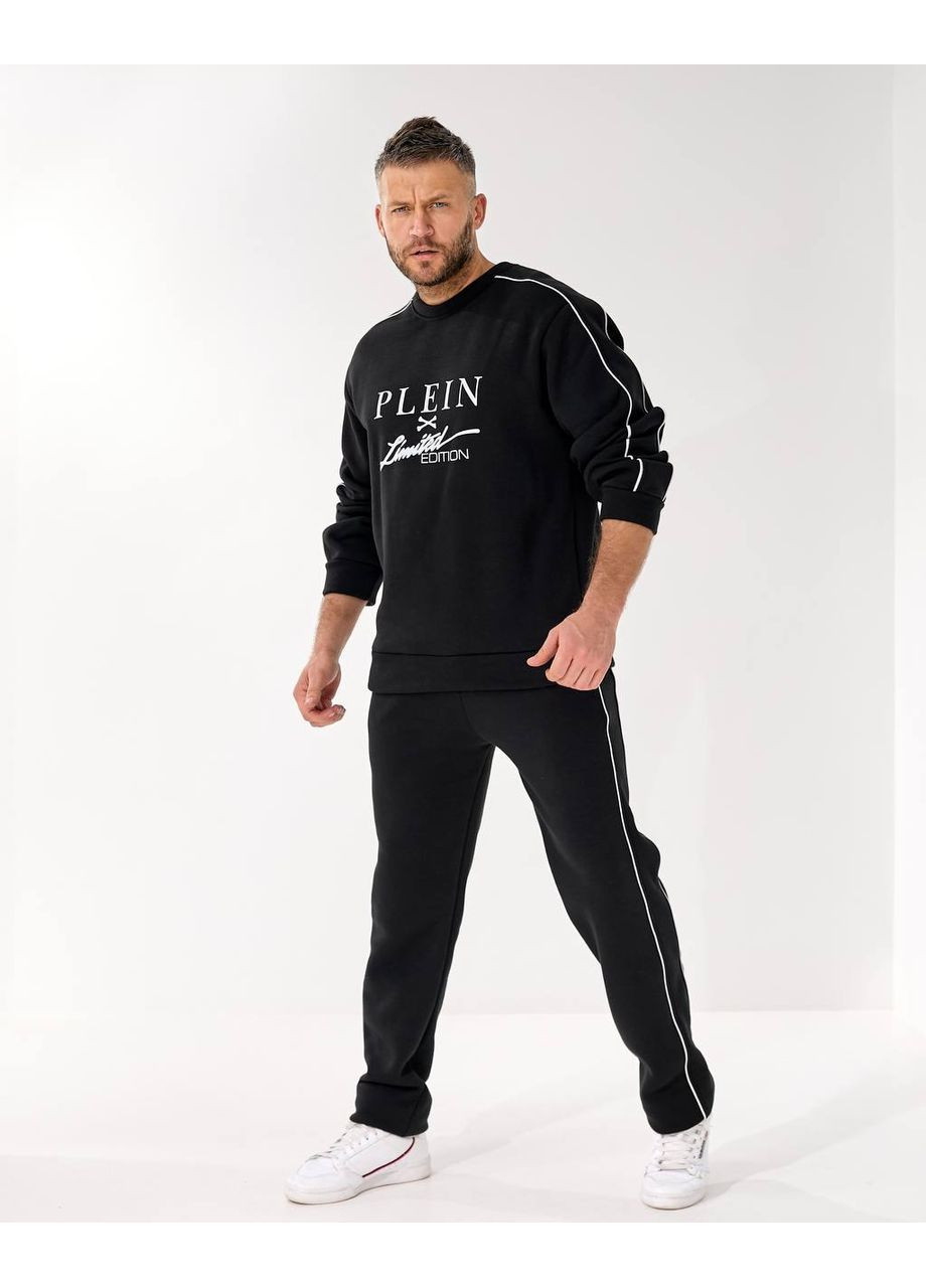 Костюм чоловічий з тринитки на флісі — теплий та зручний (заміри в описі) DK/DL Мода без кордонів (369503803)