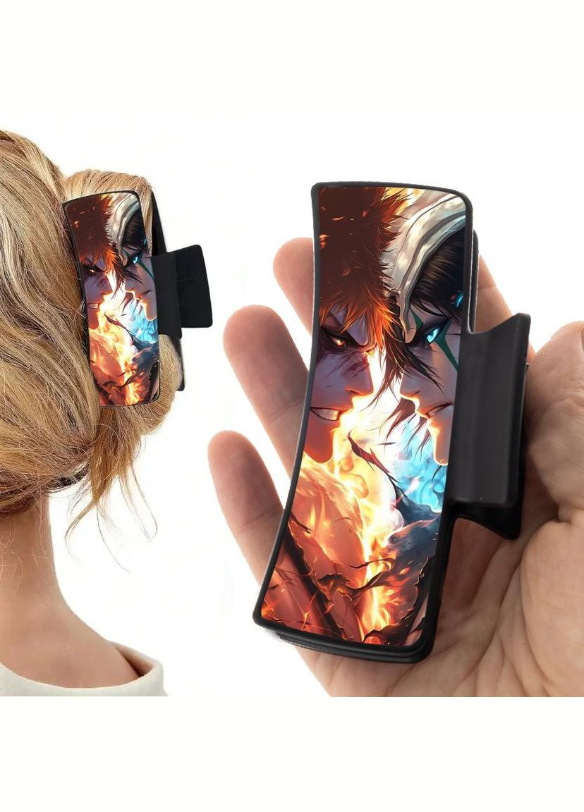 Заколка крабик для волос Аниме Блик #0003 черный No Brand (315631403)