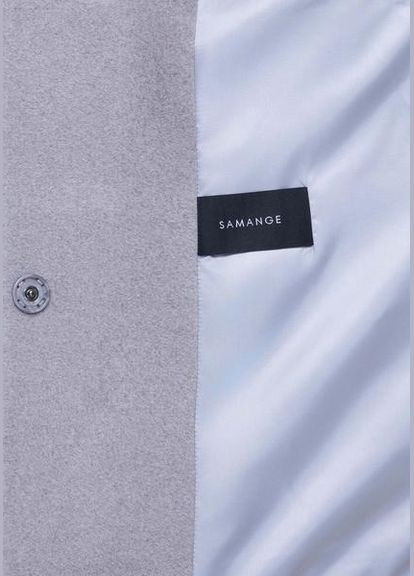 Сіре Пальто 402-4M-C Сірий #9 SAM Samange