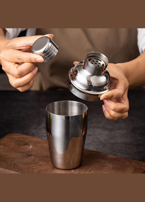 Шейкер барный для коктейлей Basimc 350 мл (R051209) No Brand (349844627)