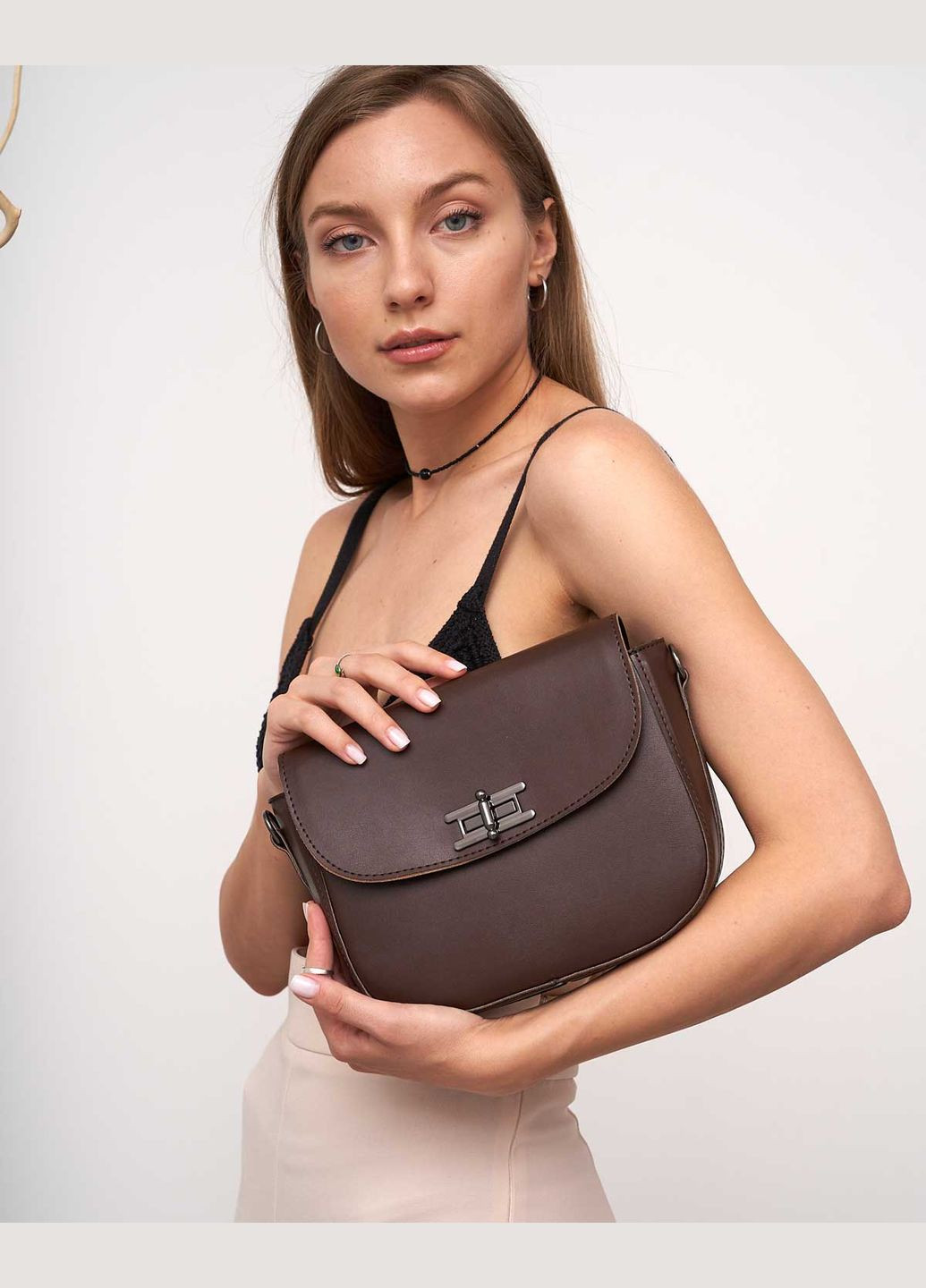 Женская сумка кроссбоди черного цвета Стеффи (znocha-sumka-steff) WeLassie (342199223)