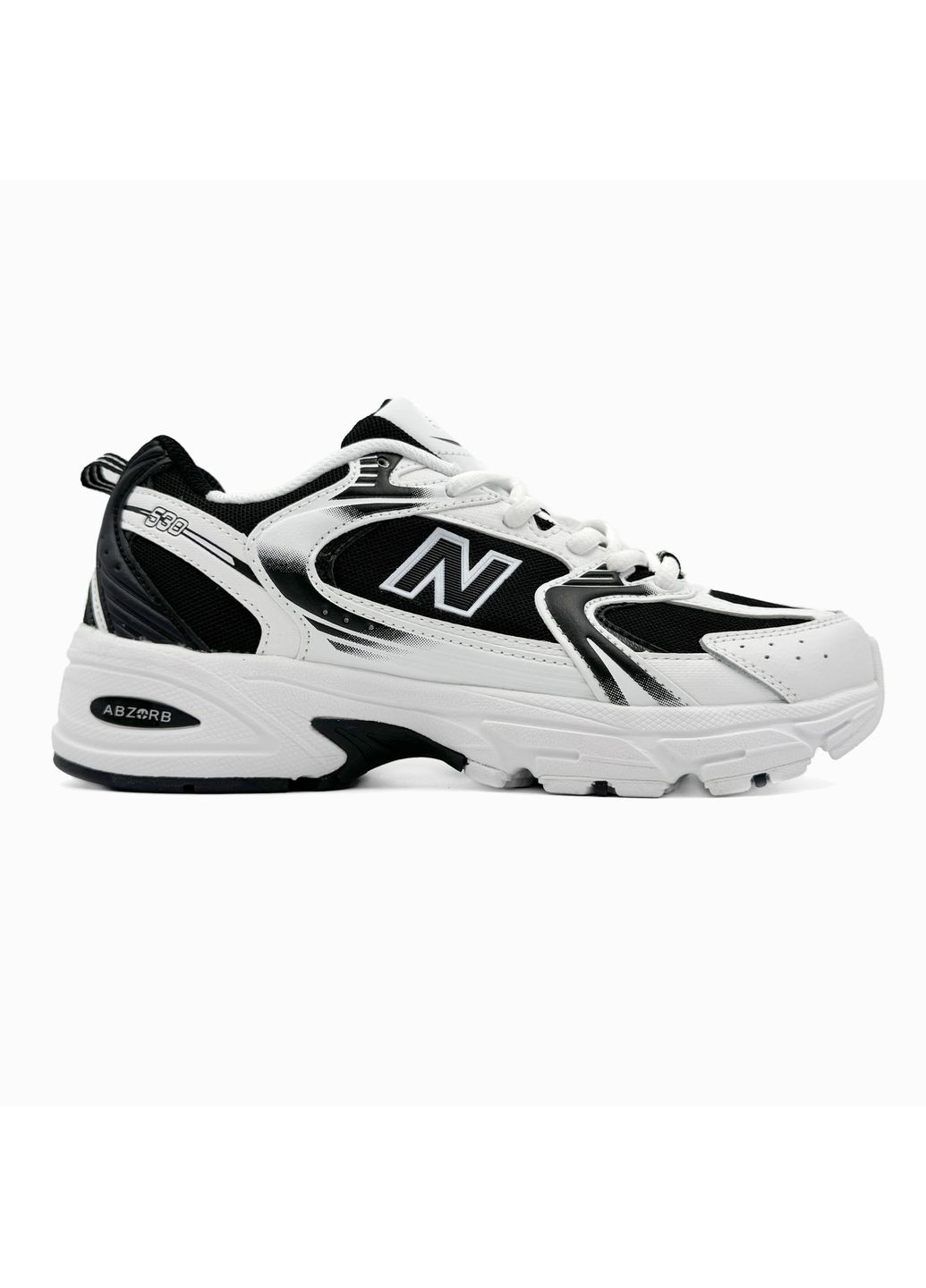 КРОСІВКИ ЖІНОЧІ NEW BALANCE 530 BLACK / WHITE НЬЮ БЕЛАНС 530 No Brand чорні демісезони (367172133)