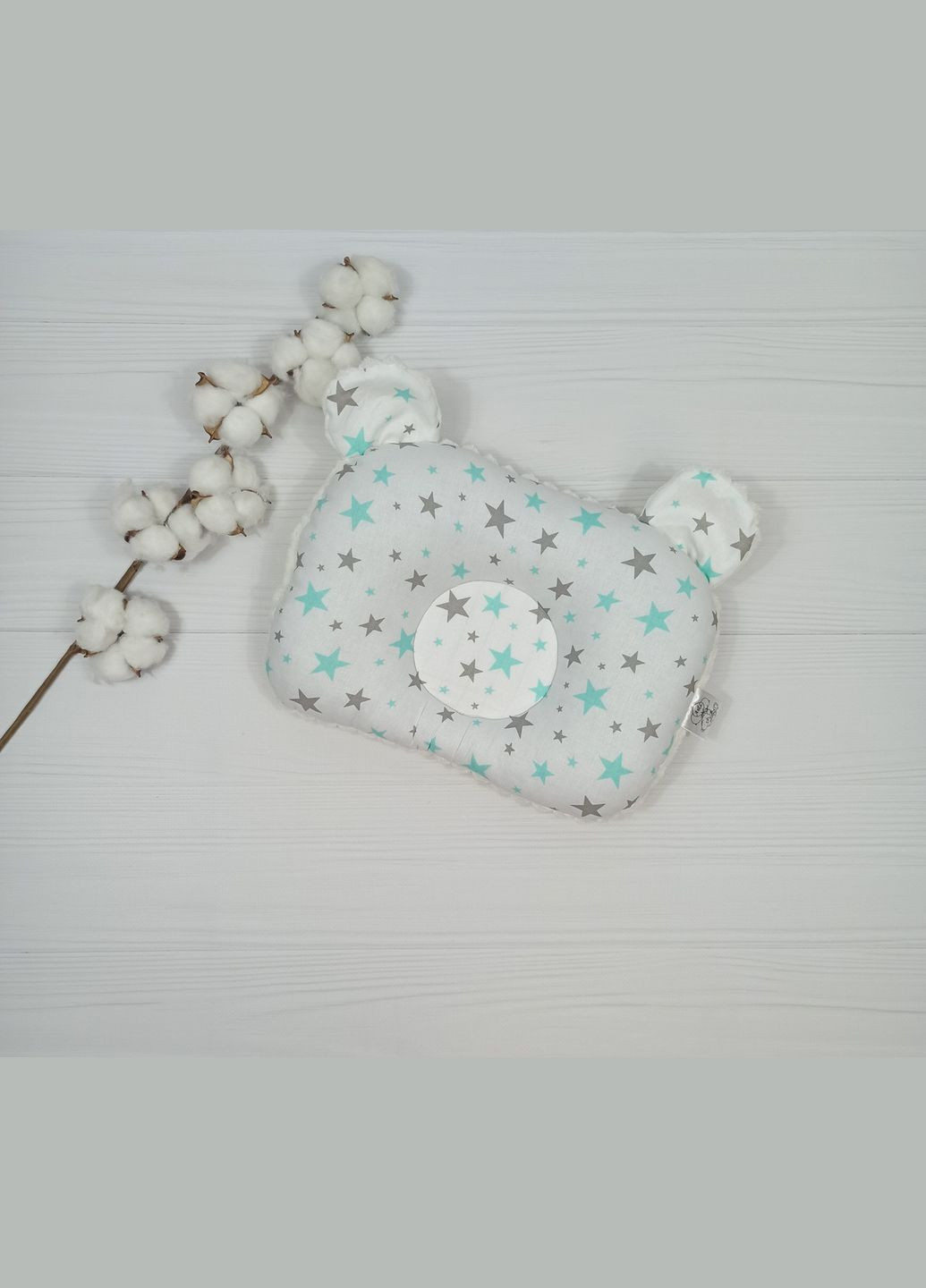 Подушка дитяча ортопедична a.l.babybox Зірковий 24x32 Молочний No Brand (308389222)