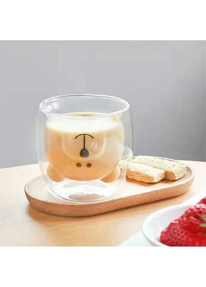 Набір склянок з подвійним дном Animals AR-2625-GA 250 мл 2 шт Ardesto (335716978)