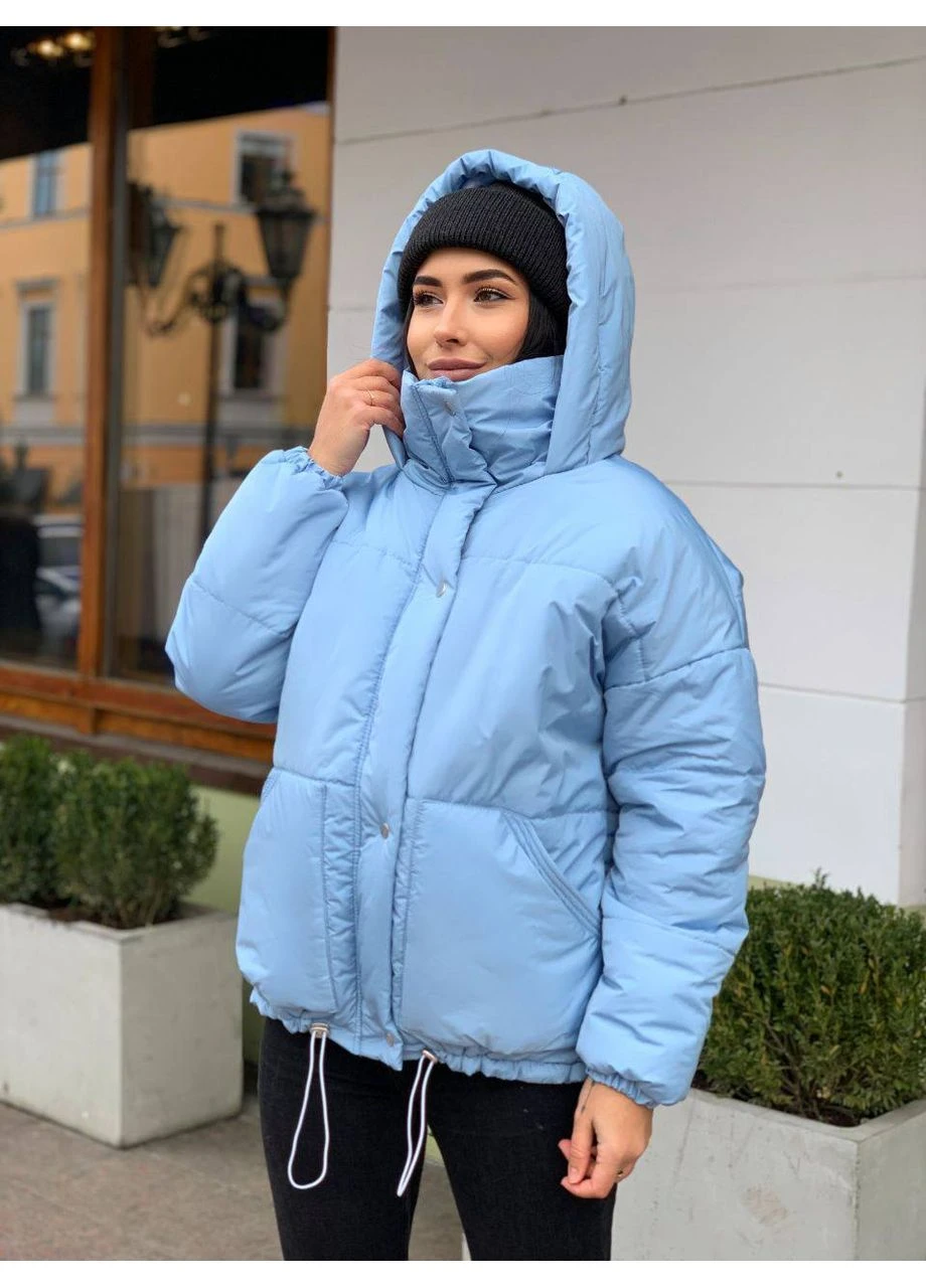 Блакитна куртка осіння No Brand
