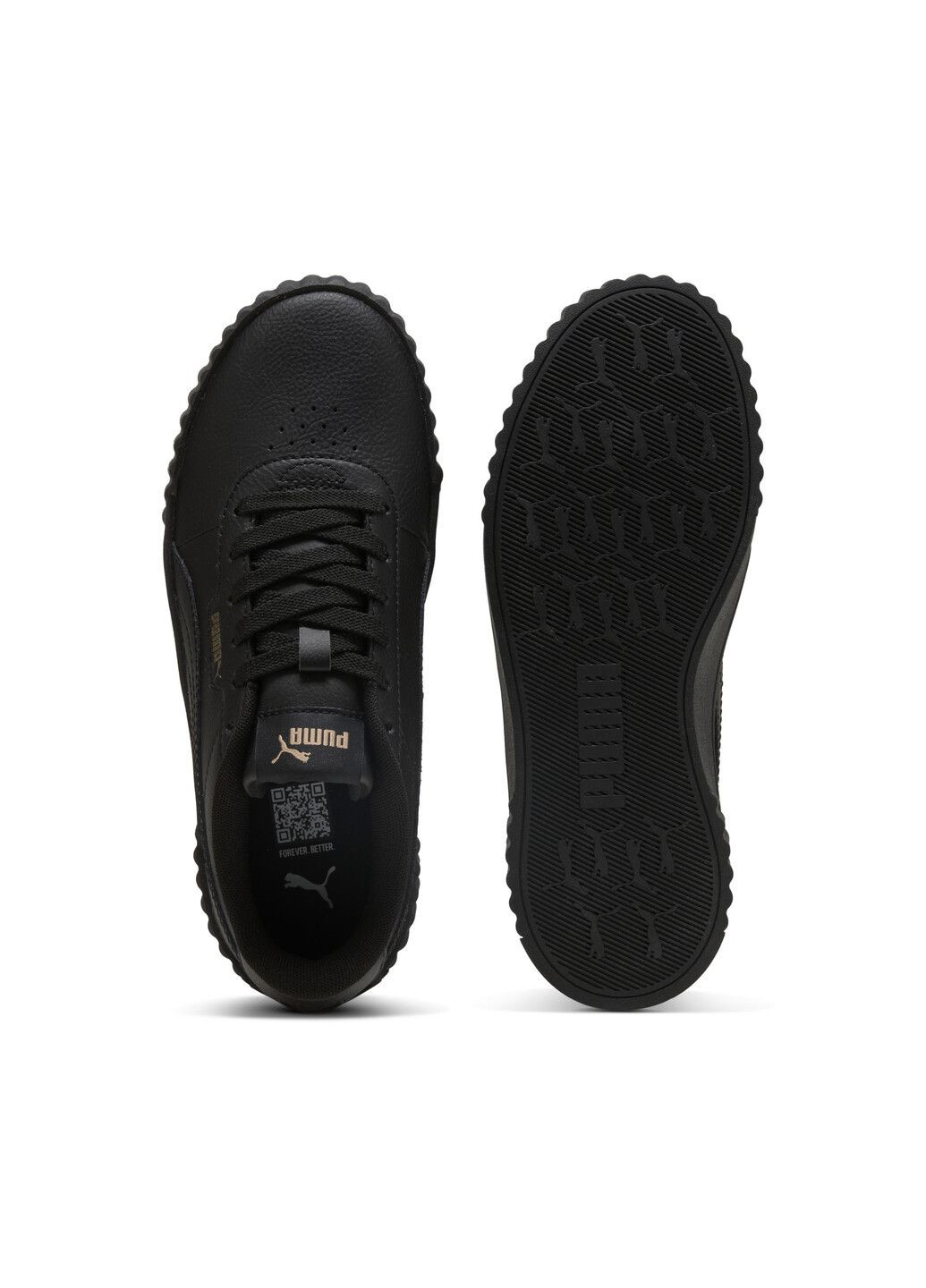 Чорні кеди carina 3.0 sneakers women Puma