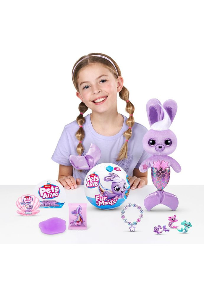 Інтерактивний ігровий набір серії "Furmaids" Кролик Старлет 9555B Pets & Robo Alive (329887279)