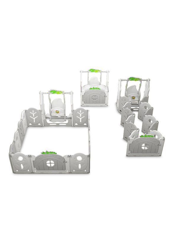 Манеж з баскетбольним кільцем 123х165х62 см Сірий (1338547808) No Brand (360969210)