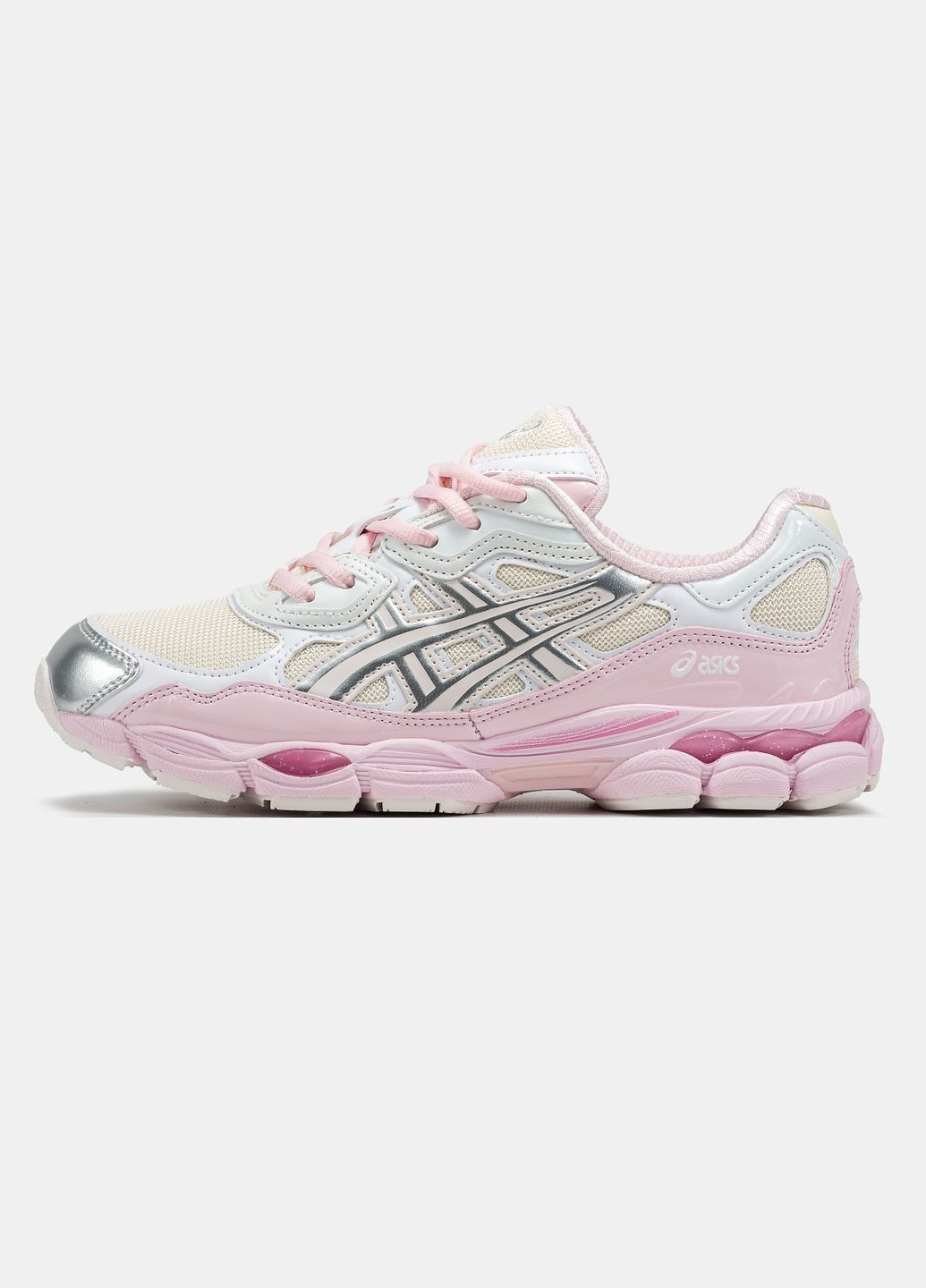Кросівки жіночі Asics Gel-NYC pink beige | Асікс Гель-НЮК рожеві демісезони (316706188)