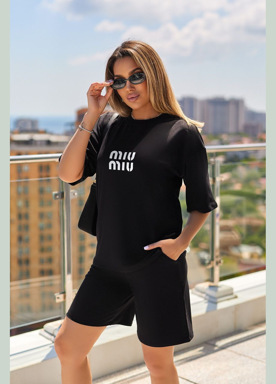 Летний спортивный костюм оверсайз Fashion Girl (336143669)