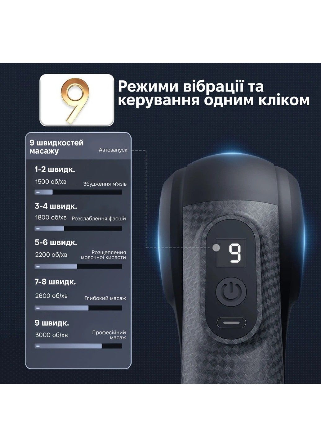 Массажер перкуссионный SL-8891 Inspire (307839064)