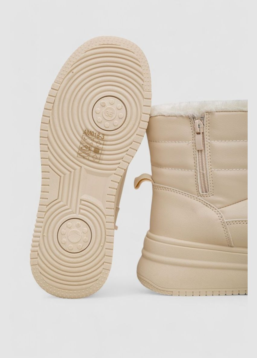 Дутики жіночі зимові на хутрі, колір сірий, 248RAM018 Ager (315789220)