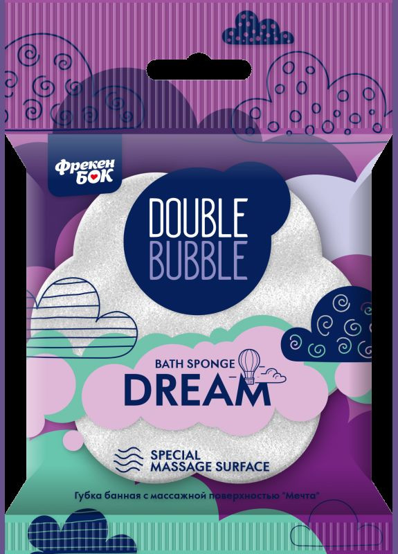 Губка банна з масажною поверхнею Фрекен Бок Мрія Фрекен БОК 45201400 (328396268)