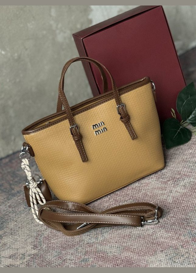 Жіноча сумка Miu brown No Brand (339602312)