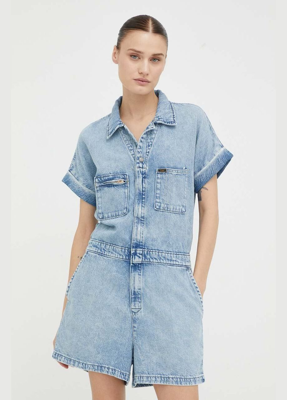 Джинсовий комбінезон Lee Unionall L35BHLB20 блакитний джинсовий