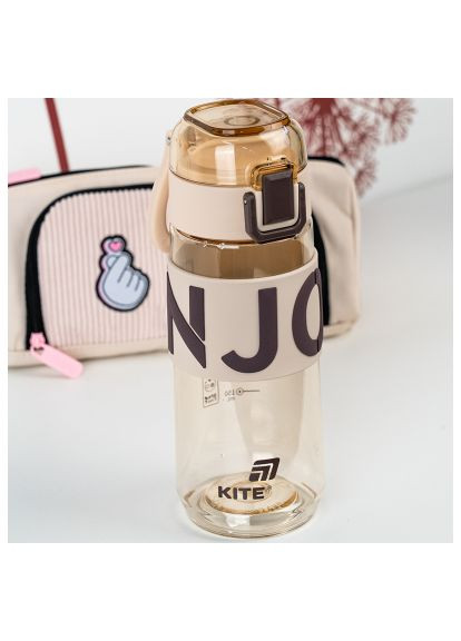 Пляшка для води (K25-1232-3) Kite 550 мл коричнева (370014873)