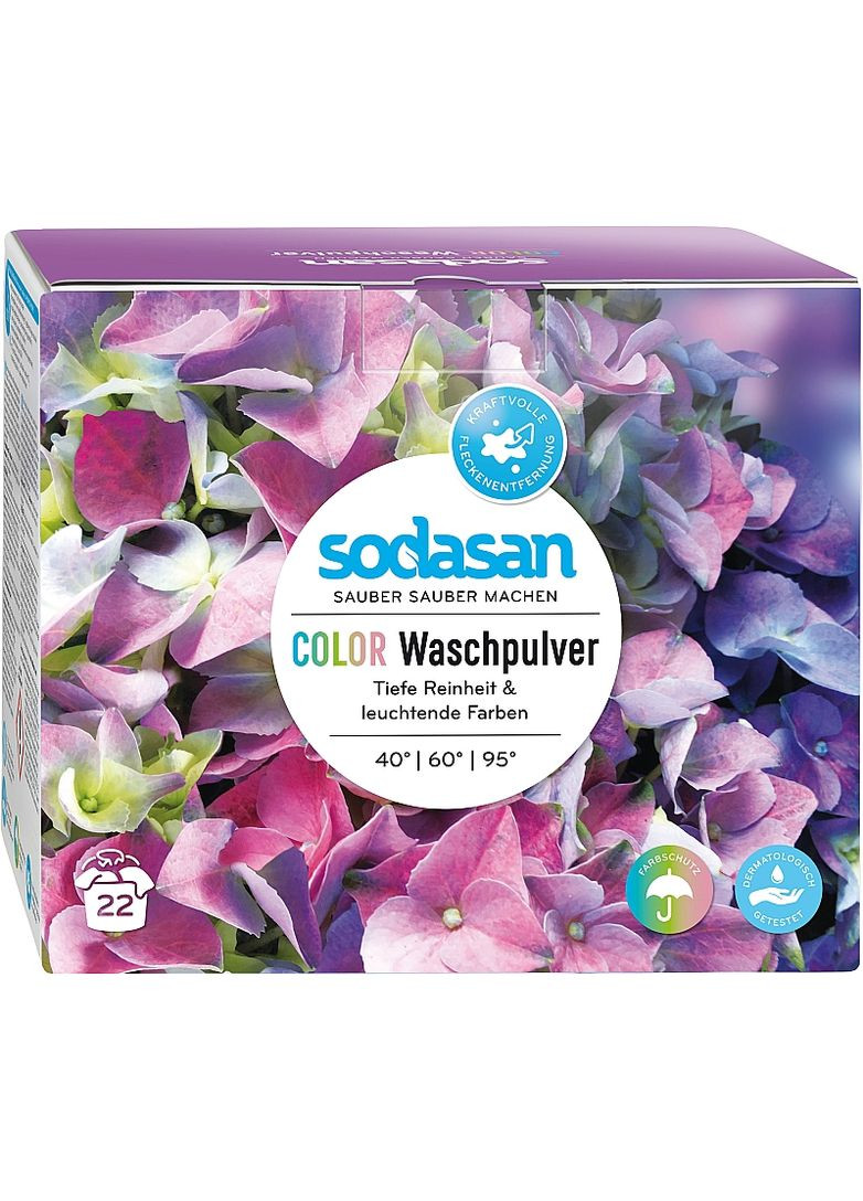 Органический порошок-концентрат стиральный Color Laundry Powder 1000g (2-445100) Sodasan (369794077)