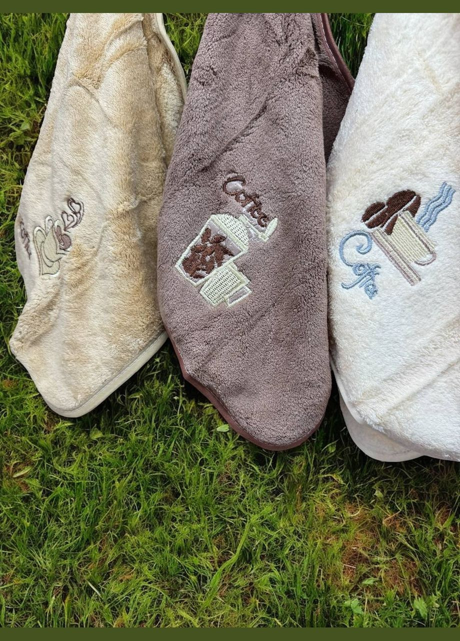 Набір рушників мікрофібра "Кава" Colorful Home кавовий