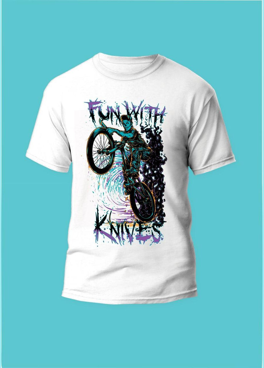 Футболка YOUstyle Fun with knives 1062 Gildan (279540840)