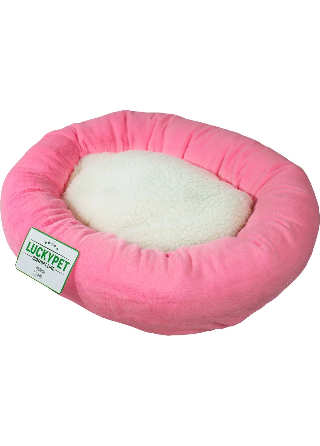 Лежак Luсky Pet Роксі №2 48х58х12 см Рожевий (4820224218083) Lucky Pet (279572443)