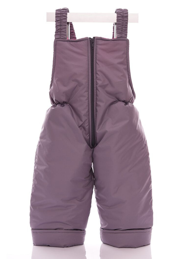 Красный зимний комбинезон на синтепоне для девочки ноль подстежка коралловый белый с черным мех 86 см (53015) BABYKROHA