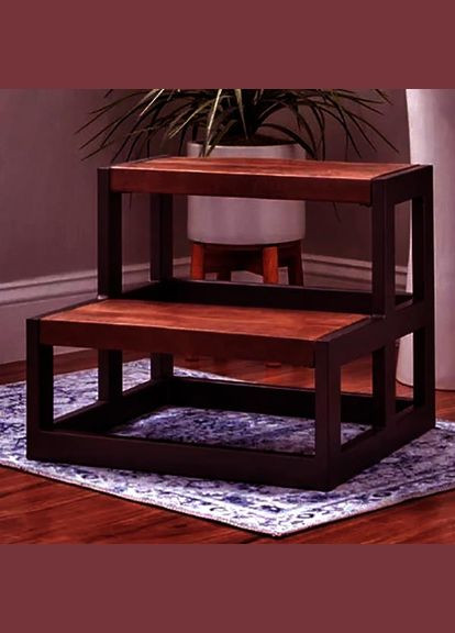 Скамейка-ступенька из дерева Томпсон венге-савоярди (ССТ-00891215) No Brand (327847101)