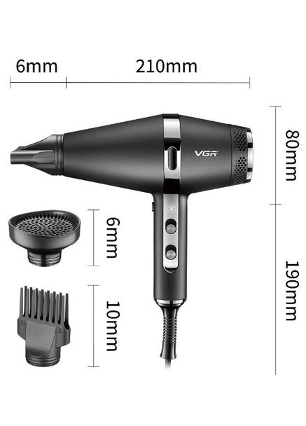 Профессиональный фен V-451 для сушки укладки волос 2200 Вт VGR (297332176)