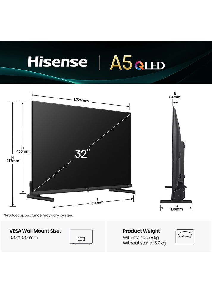 Телевизор 32A5Q Hisense (351363300)