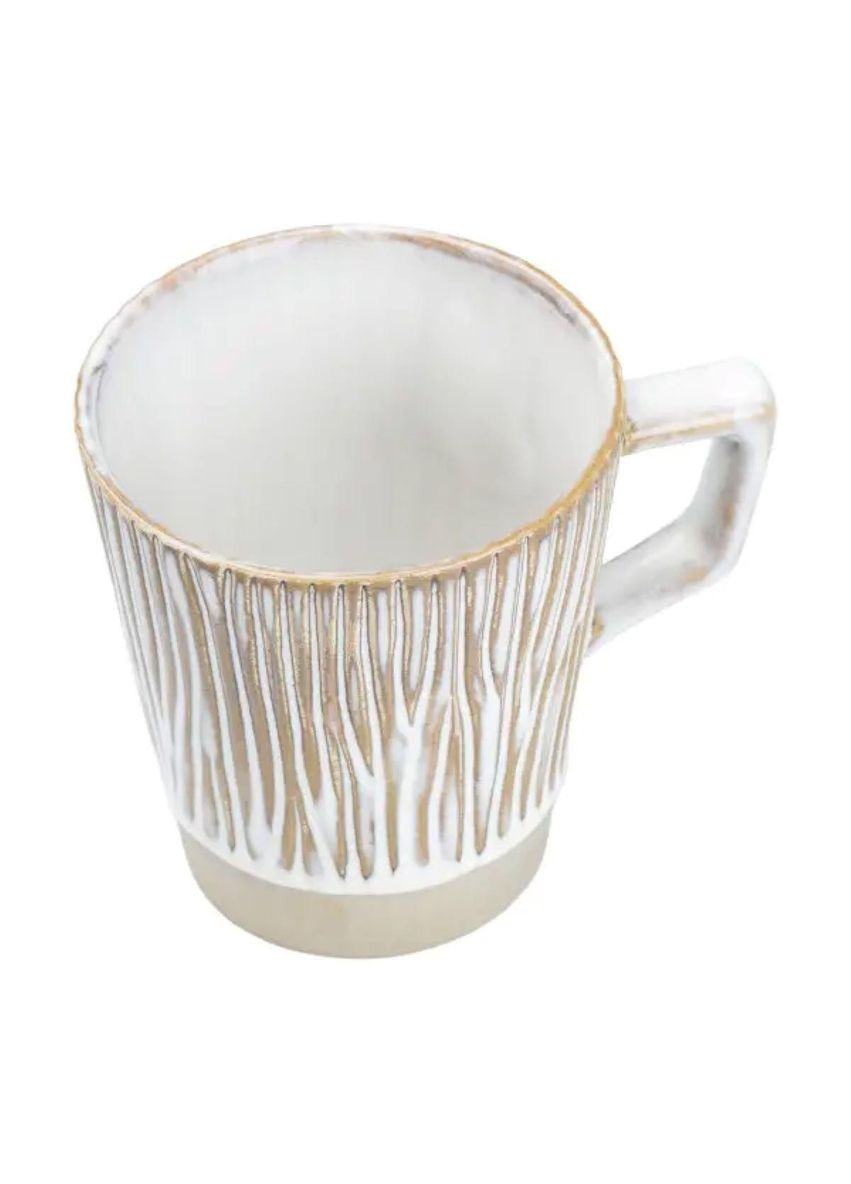 Чашка фарфоровая для чая и кофе 300 мл в стиле ретро Коричневый HP7208BR TS Kitchen (369654269)