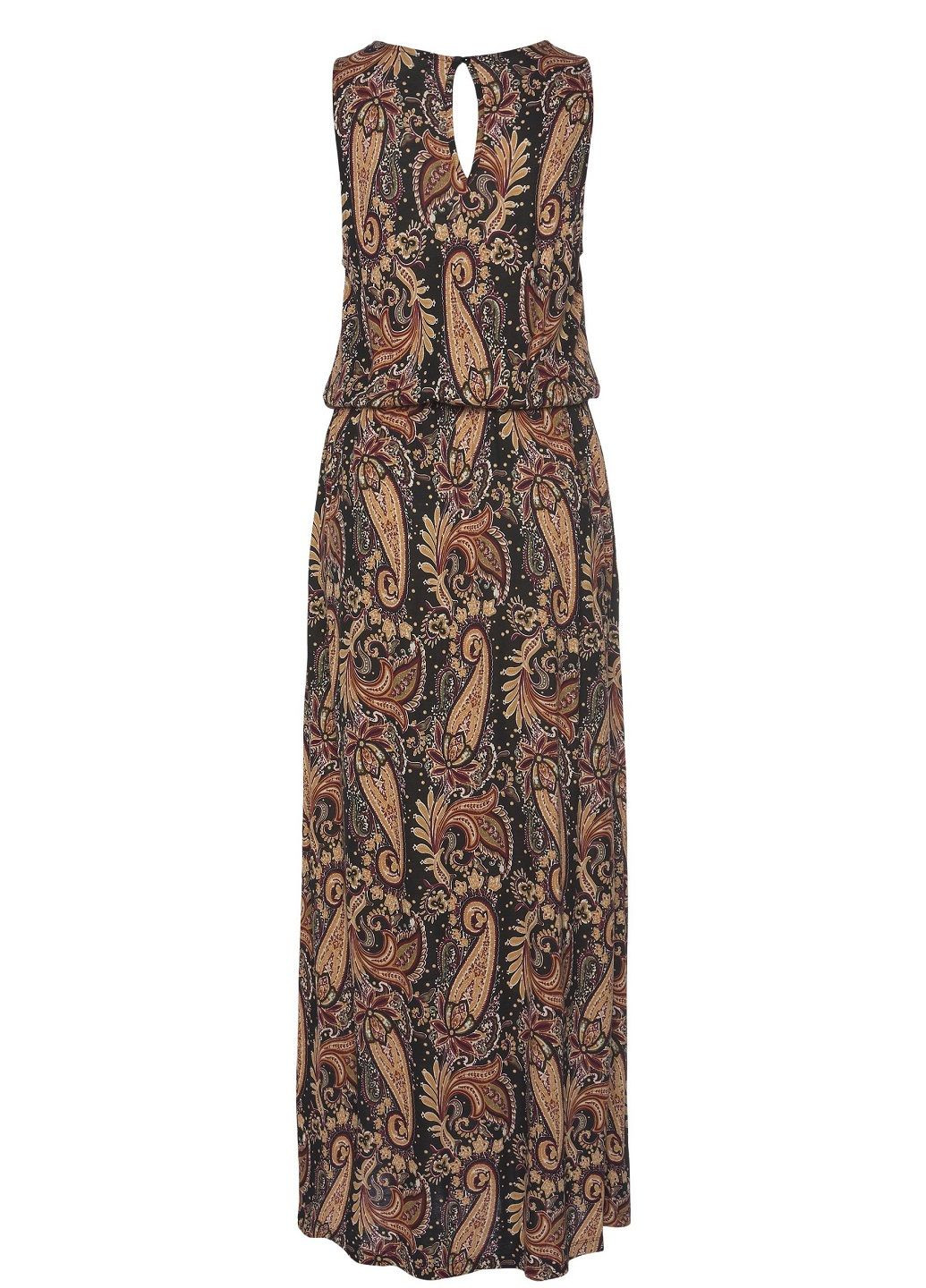 Чорна повсякденний сукня Lascana з квітковим принтом