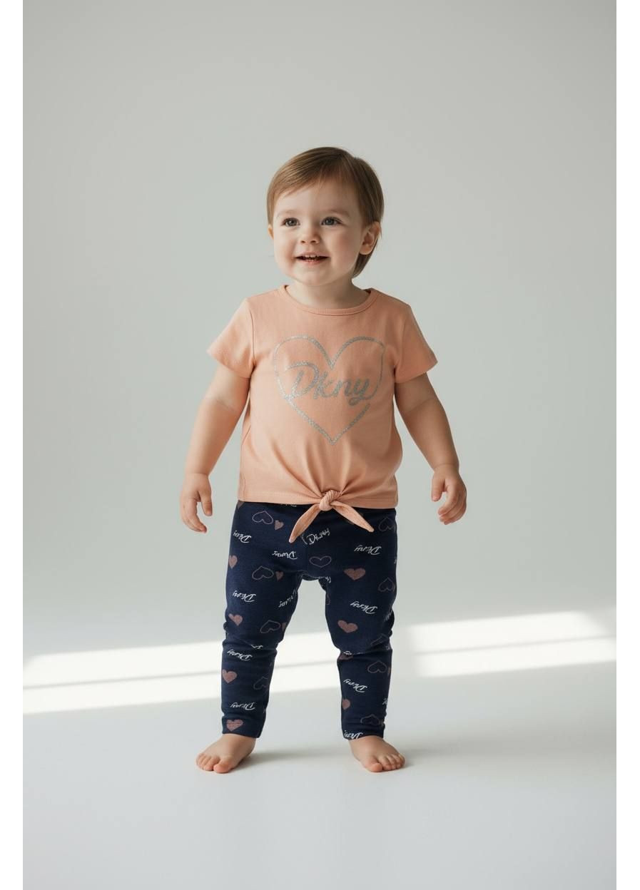 Персиковий комплект DKNY