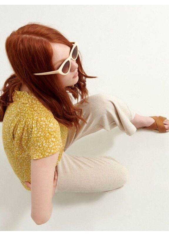 Жовта блузка 3371i-10x House