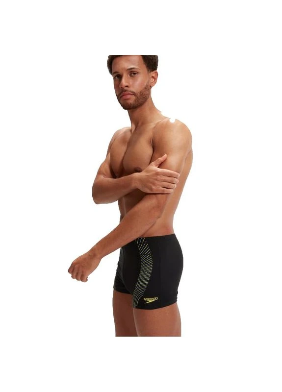 Мужские комбинированные плавки мужские tech prnt asht am black/yellow (8-00303316913) Speedo
