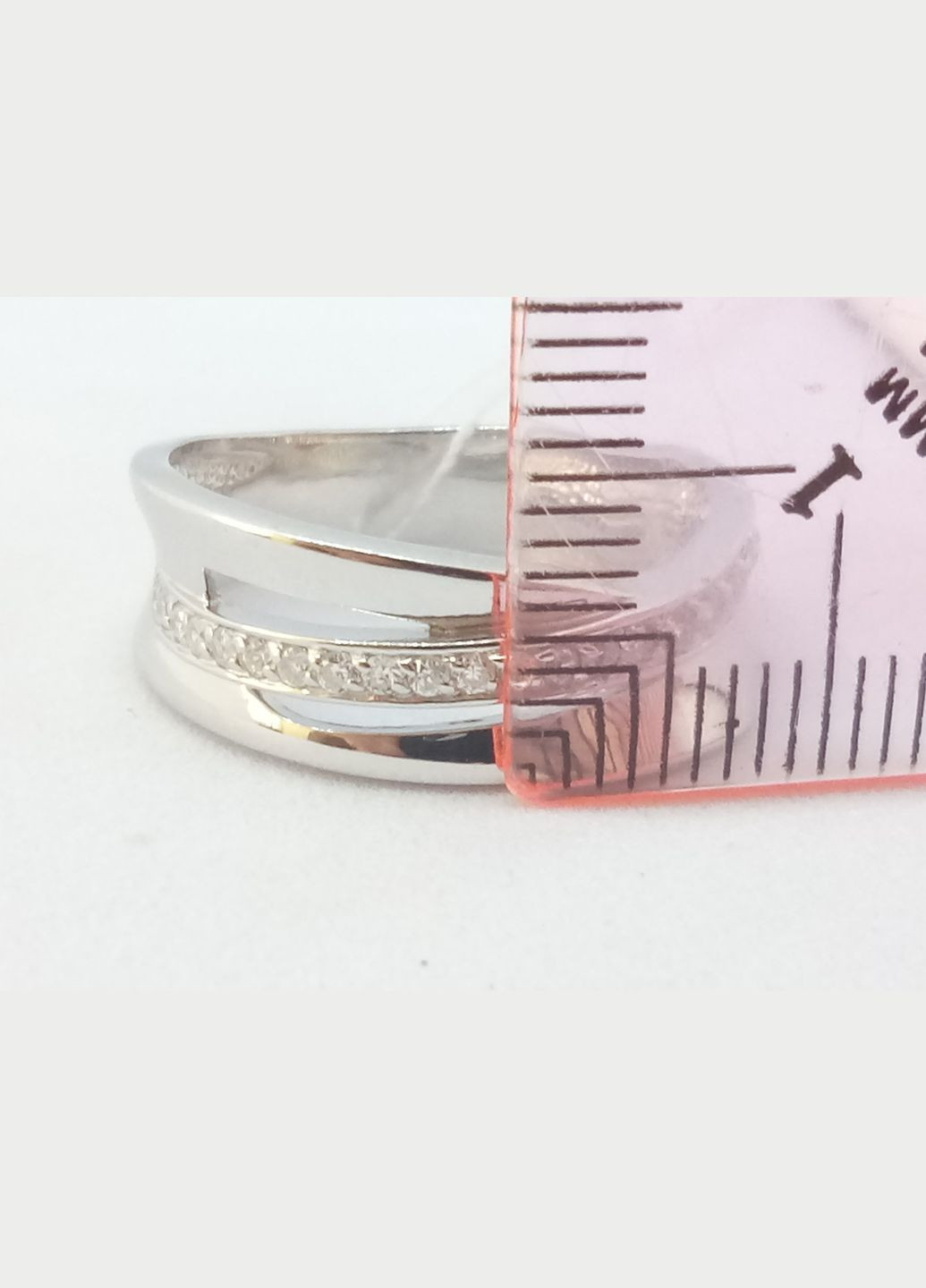 Серебряное кольцо с фианитами. 14377-Р Харківська ювелірна фабрика (296594983)