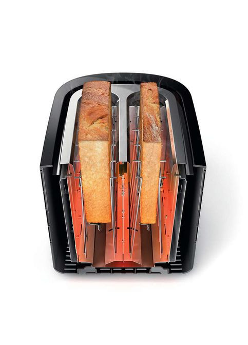 Тостер Viva Collection, 1050Вт, пластик+ метал, чорний+нерж Philips (316531500)