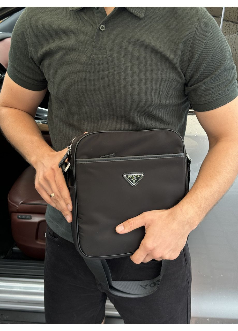 Сумка чоловіча Re-Nylon Crossbody Bag Black No Brand (355342316)